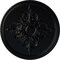 Ekena Millwork Milton Ceiling Medallion (Fits Canopies up to 7 7/8"), Hand-Painted Jet Black, 40 5/8"OD x 1 3/4"P CM40MIBLF - alternate 1